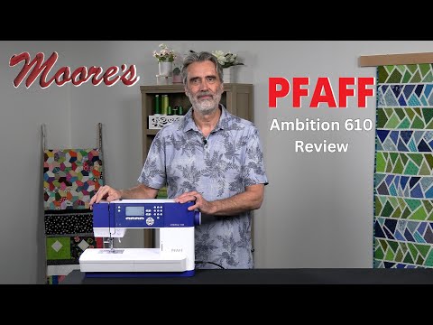 PFAFF® ambition™ 610 Blue Sewing Machine